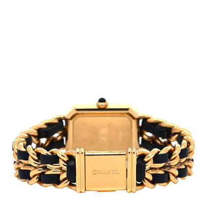 Chanel Stainless Steel Lambskin 20mm Chain Premiere Quartz Watch Gold M 3 of 4