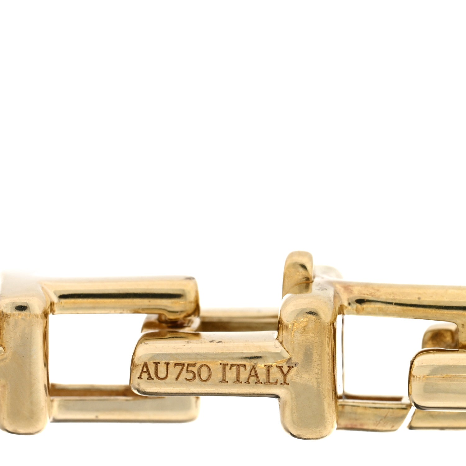Tiffany 18K Yellow Gold Wide T Chain Bracelet 3 of 4