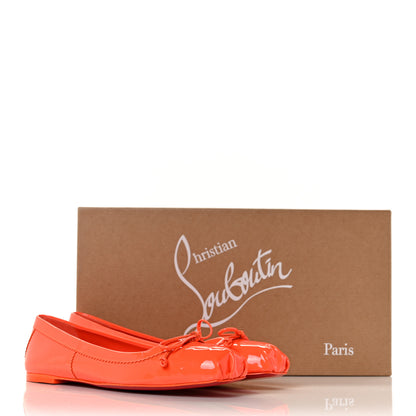 Christian Louboutin Patent Mamadrague Flats 37.5 Sunrise 8 of 8