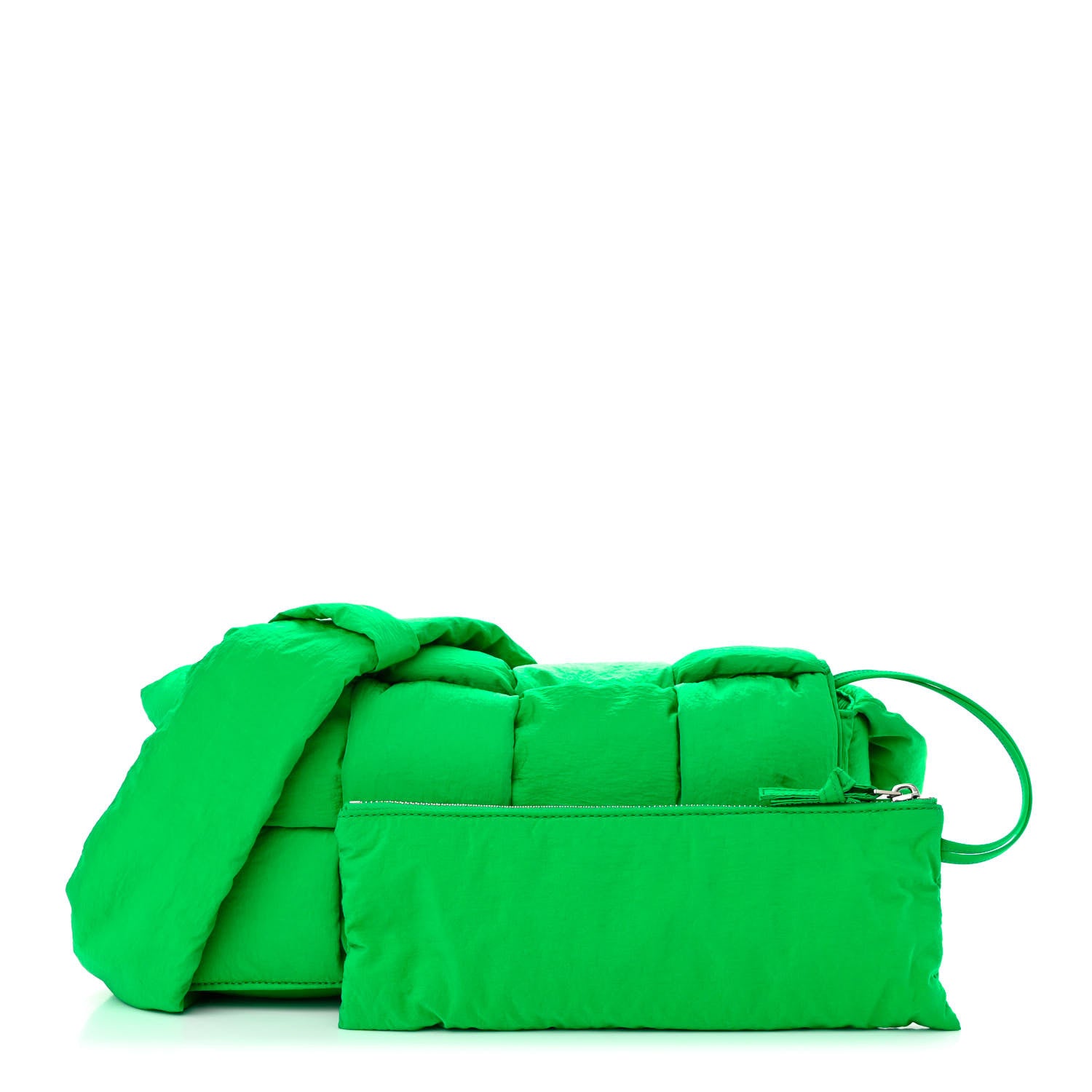 Bottega Veneta Nylon Intrecciato Padded Tech Cassette Bag Parakeet 1 of 12