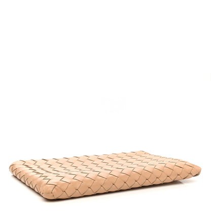 Bottega Veneta Nappa Intrecciato Large Flat Zip Pouch Beige 4 of 6