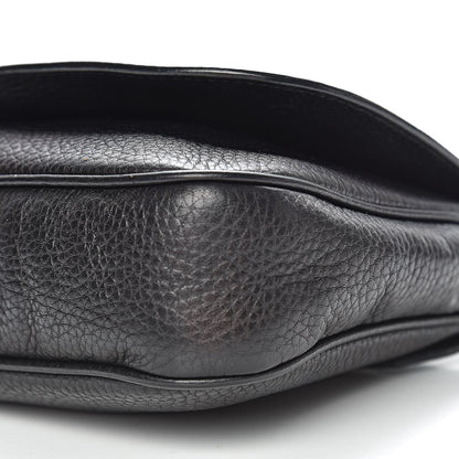 Gucci Pebbled Calfskin Medium Soho Flap Crossbody Black 17 of 20