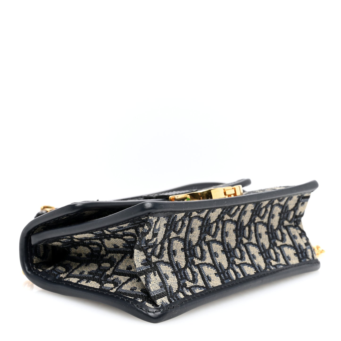 Oblique 30 Montaigne East West Chain Flap Bag Blue