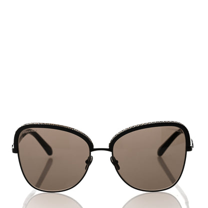 Chanel Square Frame Sequin Sunglasses 4270 Black 2 of 8