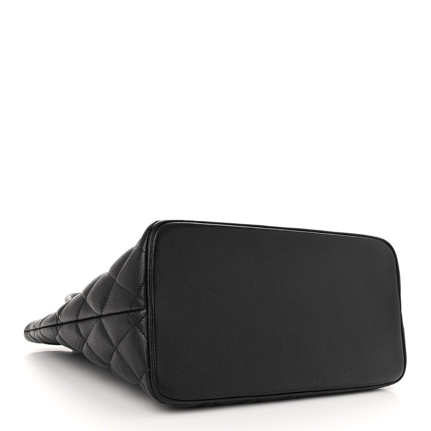 Caviar Quilted Medallion Tote Black