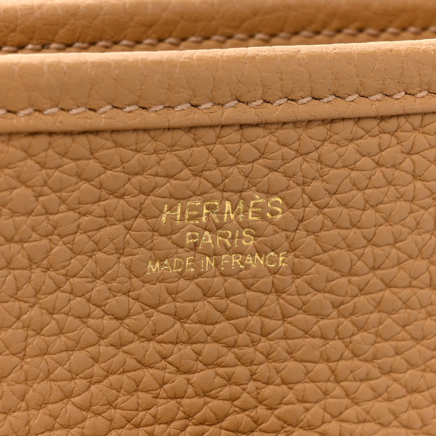 Hermes Taurillon Clemence Evelyne III PM Biscuit 5 of 10