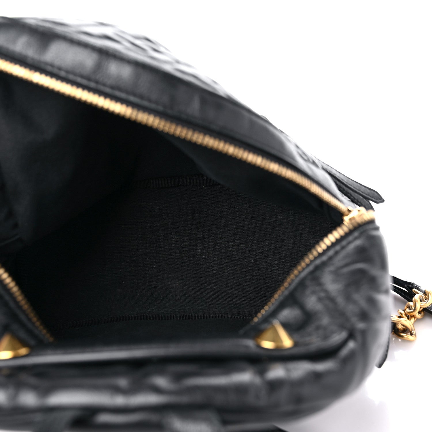 Fendi Nappa FF 1974 Embossed Mini Backpack Black 5 of 14