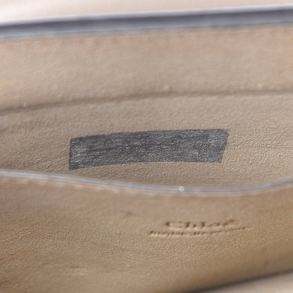 Chloe Suede Calfskin Small Faye Shoulder Bag Motty Grey 10 of 18