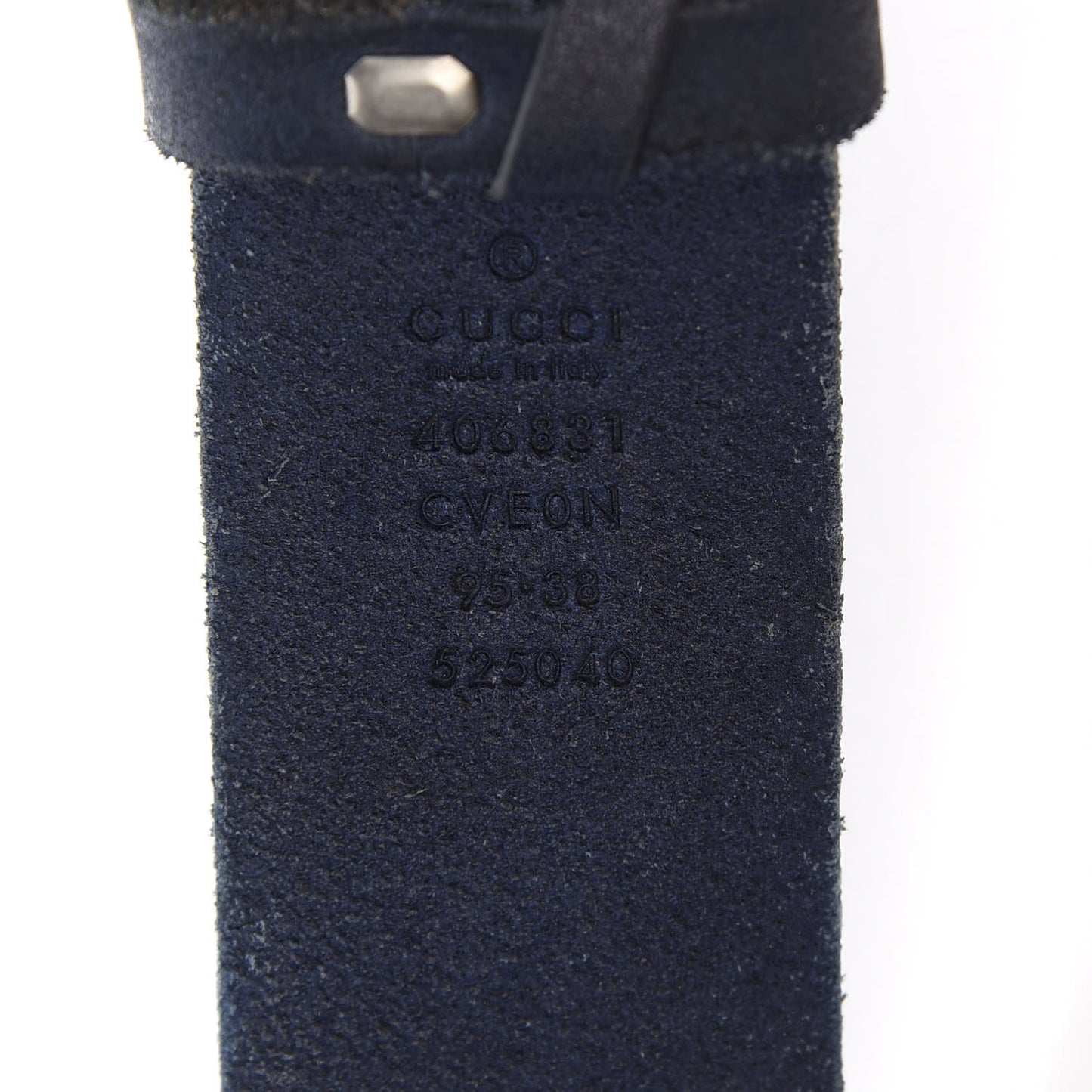 Cuoio Toscano Nickel Double Double G 40mm Belt 95 38 Blue