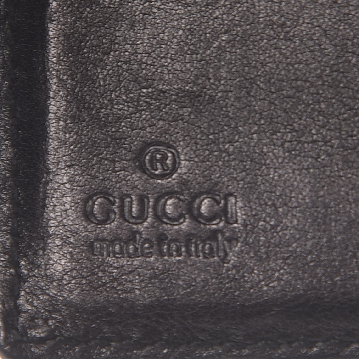 Gucci Calfskin Web Compact Wallet Black 6 of 7