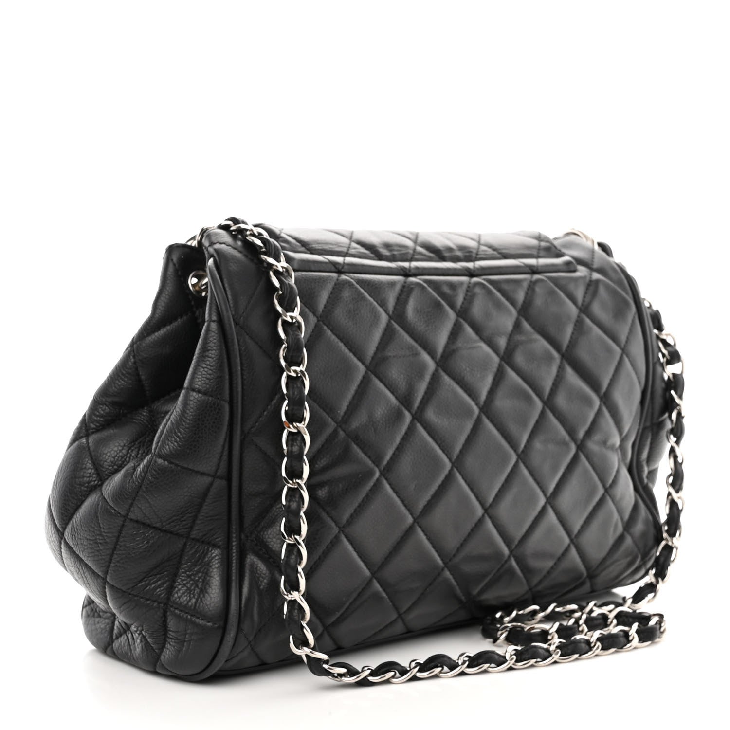 Chanel Caviar Quilted Timeless Accordion Flap Black 3 of 12