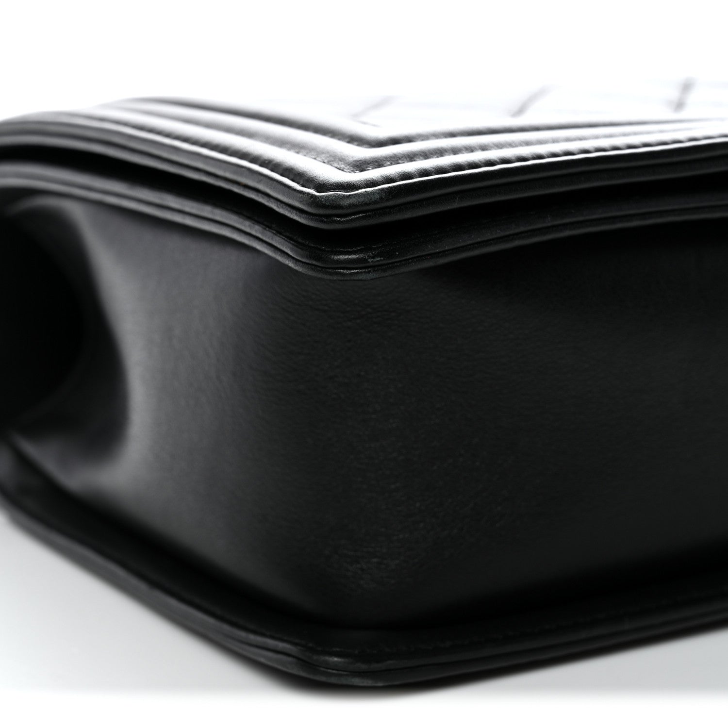 Chanel Calfskin Quilted Medium Boy Flap Black 9 of 13