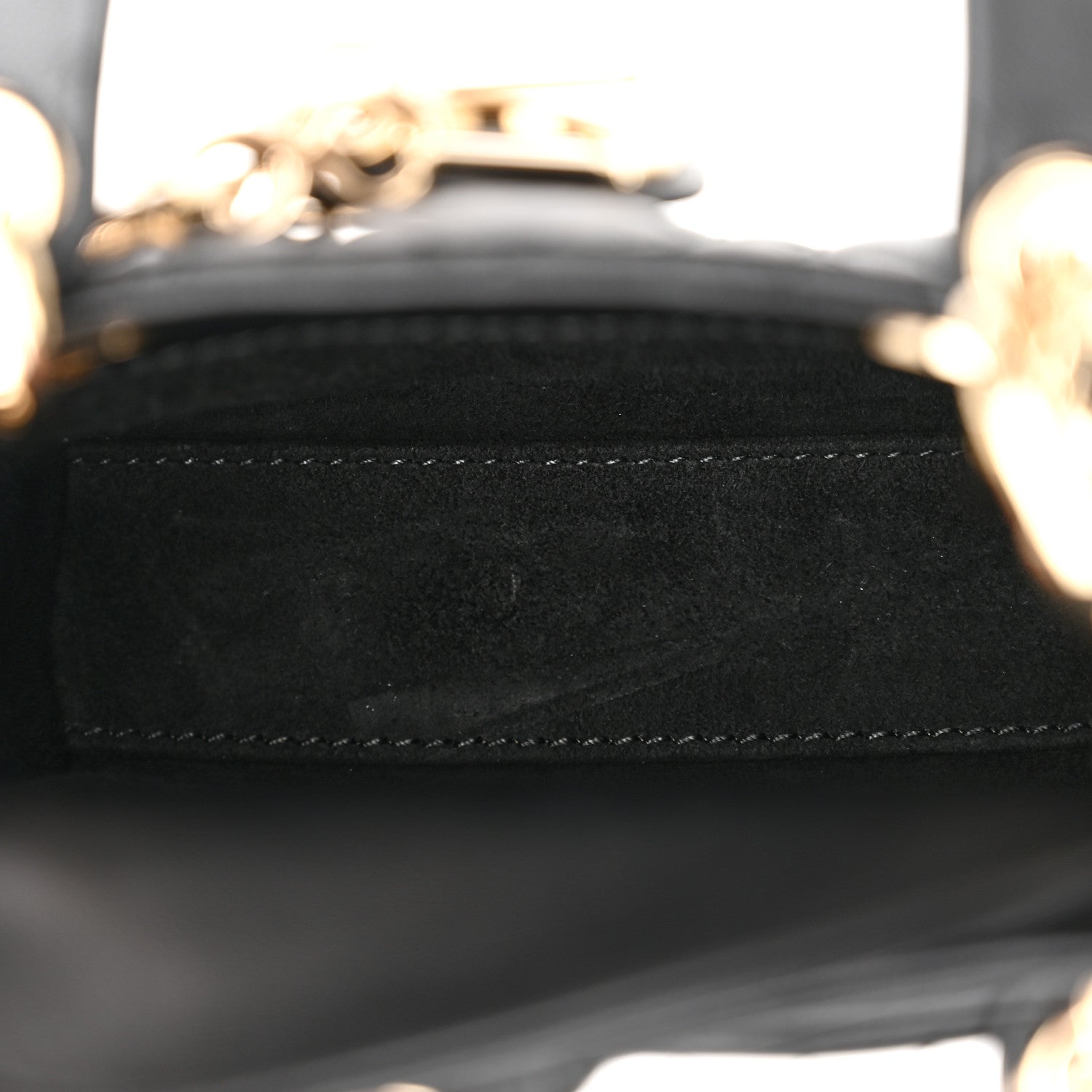 Christian Dior Lambskin Cannage Micro Lady Dior Black 5 of 9