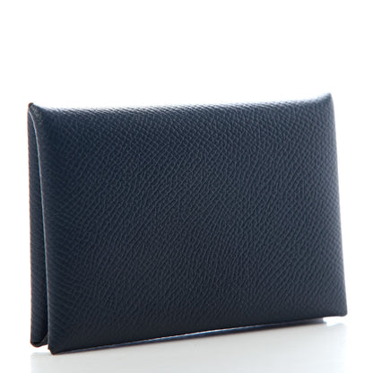 Hermes Epsom Calvi Card Case Vert Cypress 3 of 6