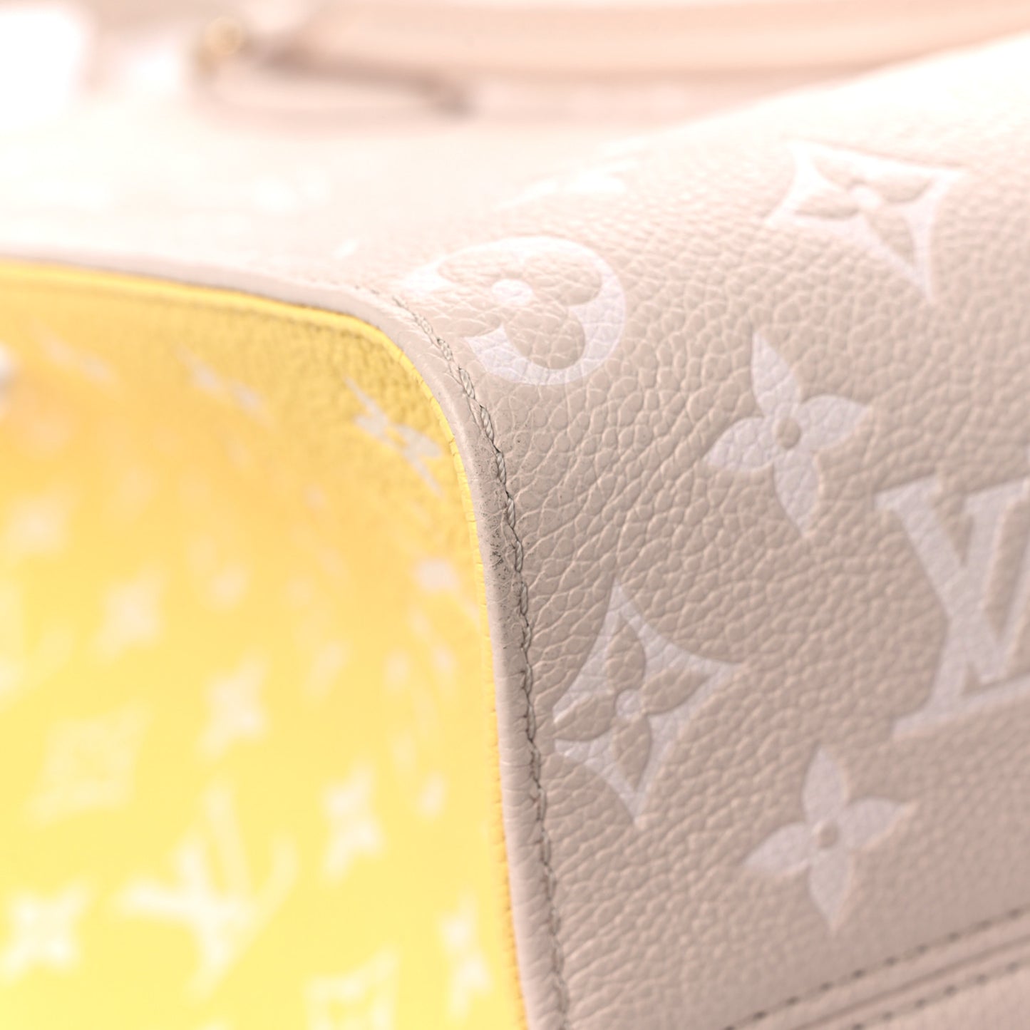 Empreinte Monogram Spring In The City Onthego MM Beige Pink Yellow