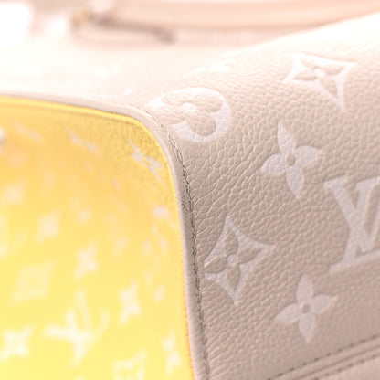 Louis Vuitton Empreinte Monogram Spring In The City Onthego MM Beige Pink Yellow 9 of 13