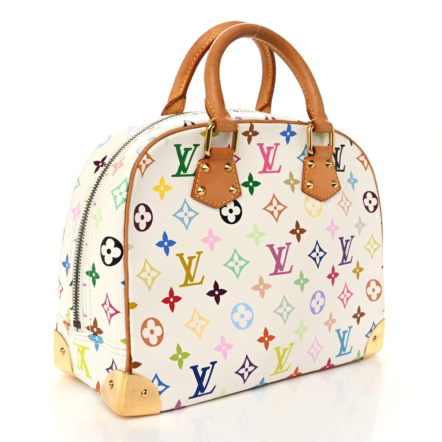 Monogram Multicolor Trouville White