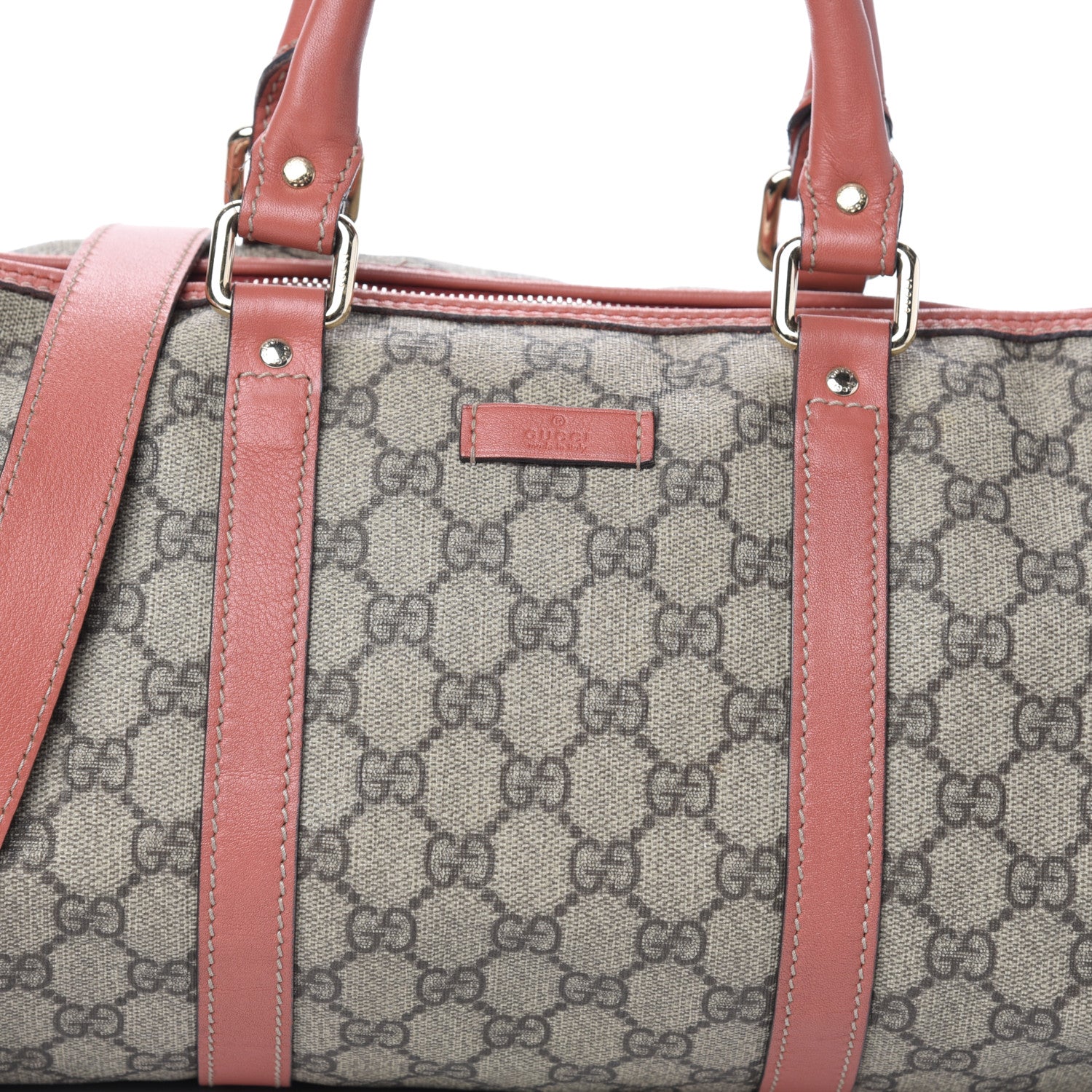 Gucci GG Supreme Monogram Small Joy Boston Pink 9 of 11