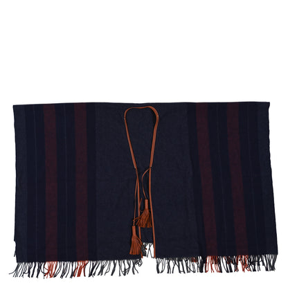 Hermes Merino Wool Cashmere Rocabar Poncho Gris 1 of 3