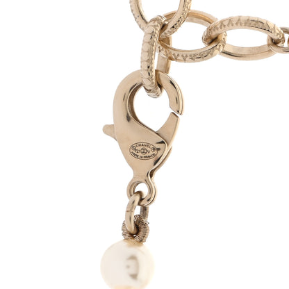 Chanel Pearl CC 100th Anniversary Necklace Light Gold 4 of 4
