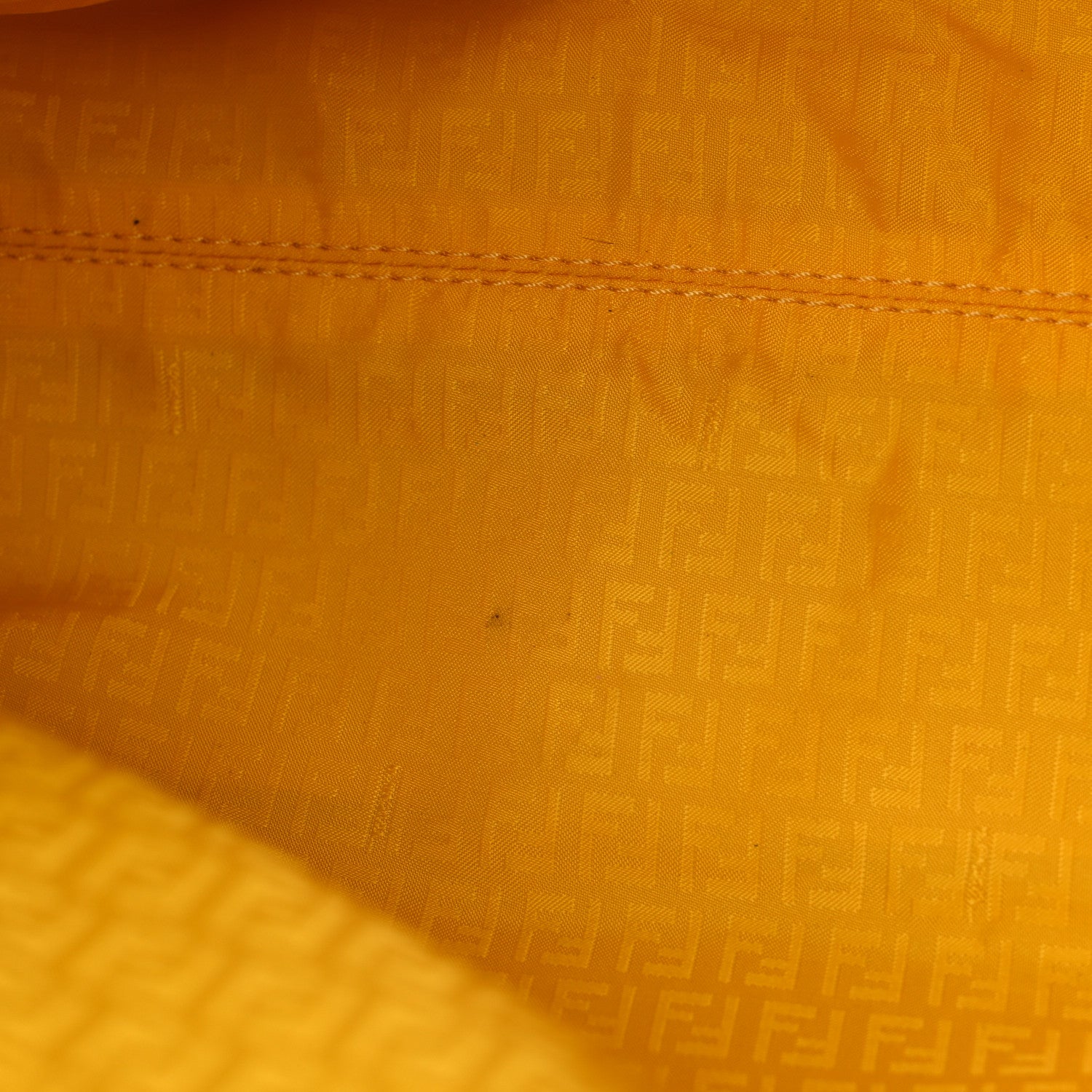 Fendi Zucca Spalmati Small Roll Tote Tobacco Giallo 12 of 15