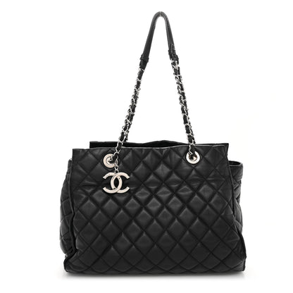 Chanel Calfskin Quilted Large Chic and Soft Shopping Tote Black 1 of 11