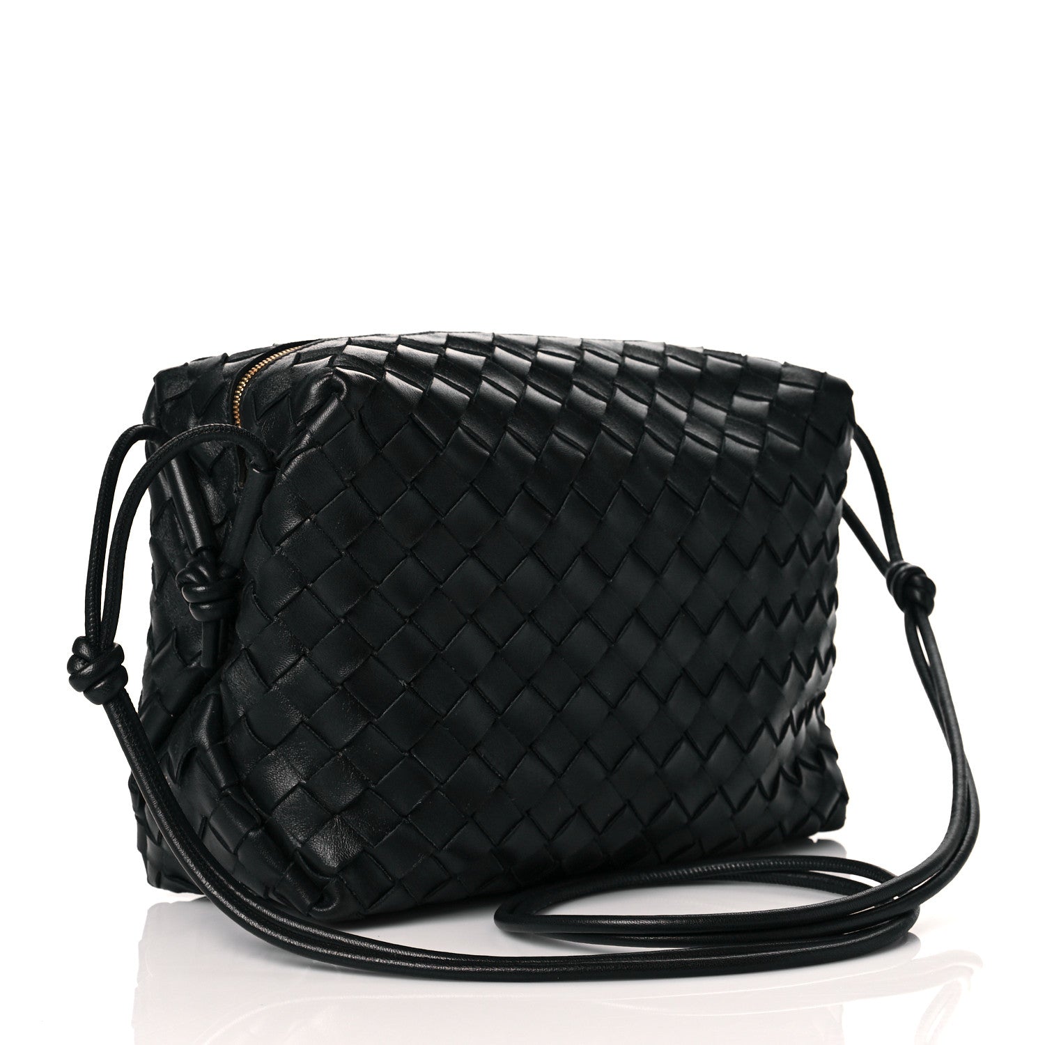 Bottega Veneta Nappa Intrecciato Medium Loop Camera Bag Black 2 of 9