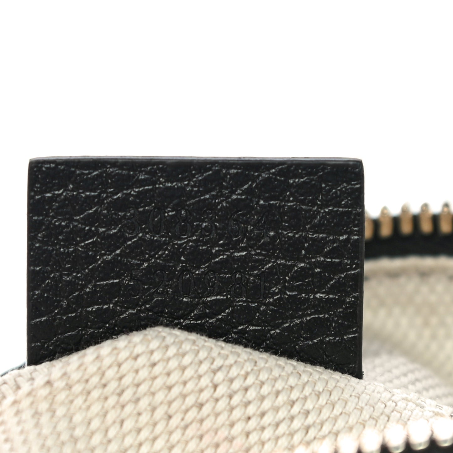 Pebbled Calfskin Small Soho Disco Bag Black