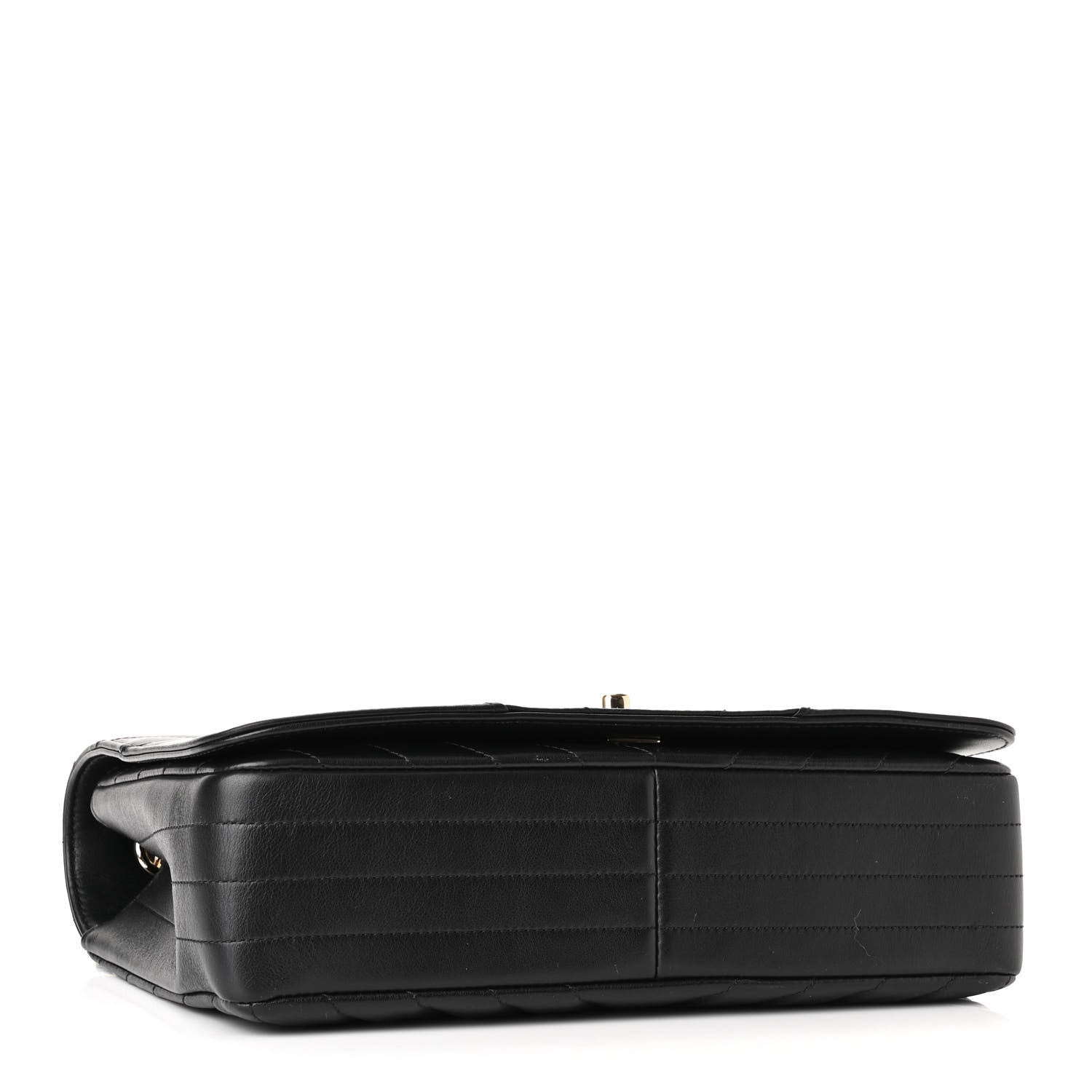 Chanel Lambskin Chevron Quilted Mini Statement Flap Black 4 of 10