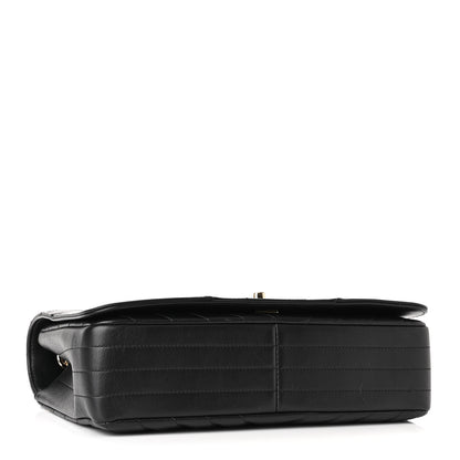 Chanel Lambskin Chevron Quilted Mini Statement Flap Black 4 of 10