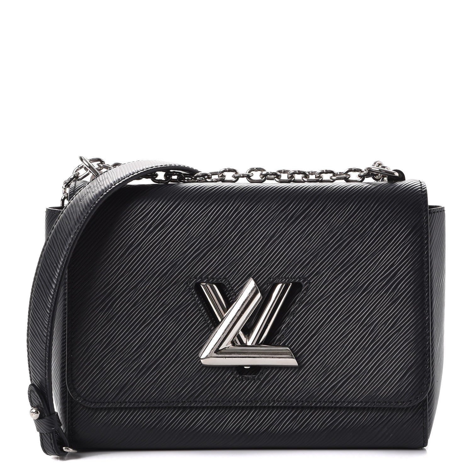 Louis Vuitton Epi Twist Shoulder Bag MM Black 1 of 9