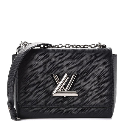 Louis Vuitton Epi Twist Shoulder Bag MM Black 1 of 9