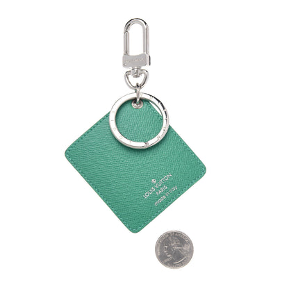 Louis Vuitton Damier Graphite Illustre V Bag Charm Key Holder Green 2 of 2