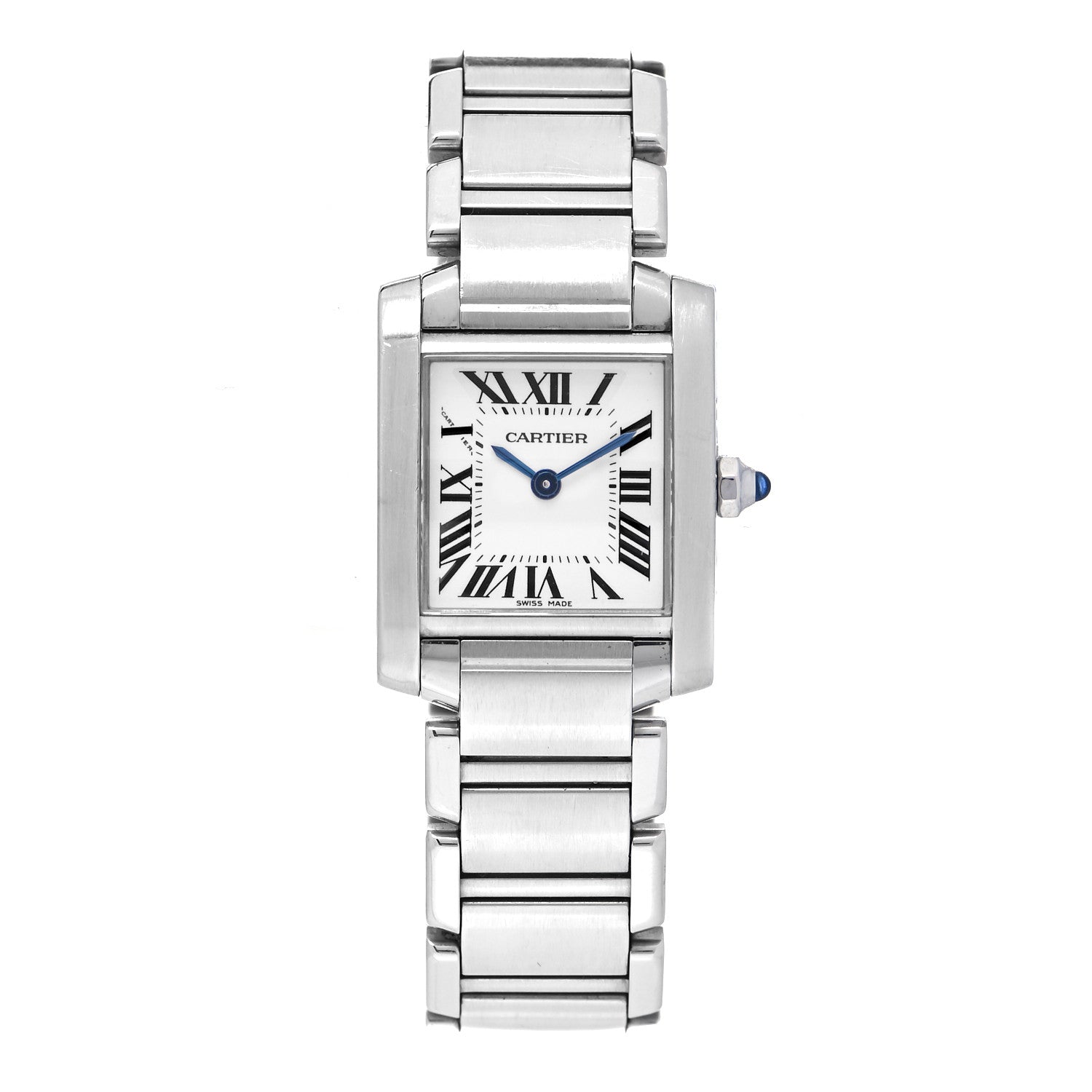 Cartier Stainless Steel 20mm Tank Francaise Quartz Watch 1 of 4