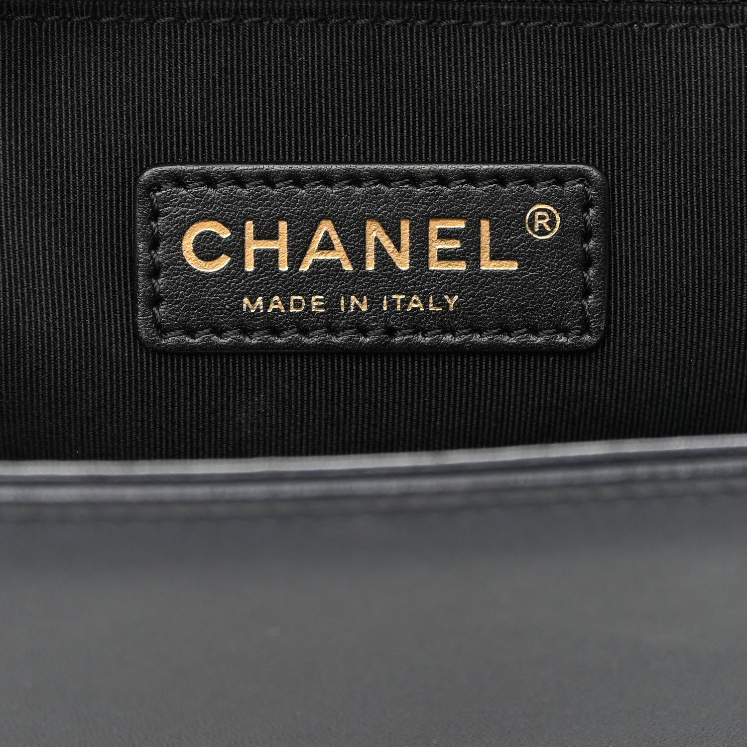 Chanel Metallic Lambskin Quilted Large Boy Flap Black 6 of 14
