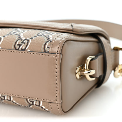 Gucci GG Shadow Monogram Small Luce Shoulder Bag Beige 10 of 10