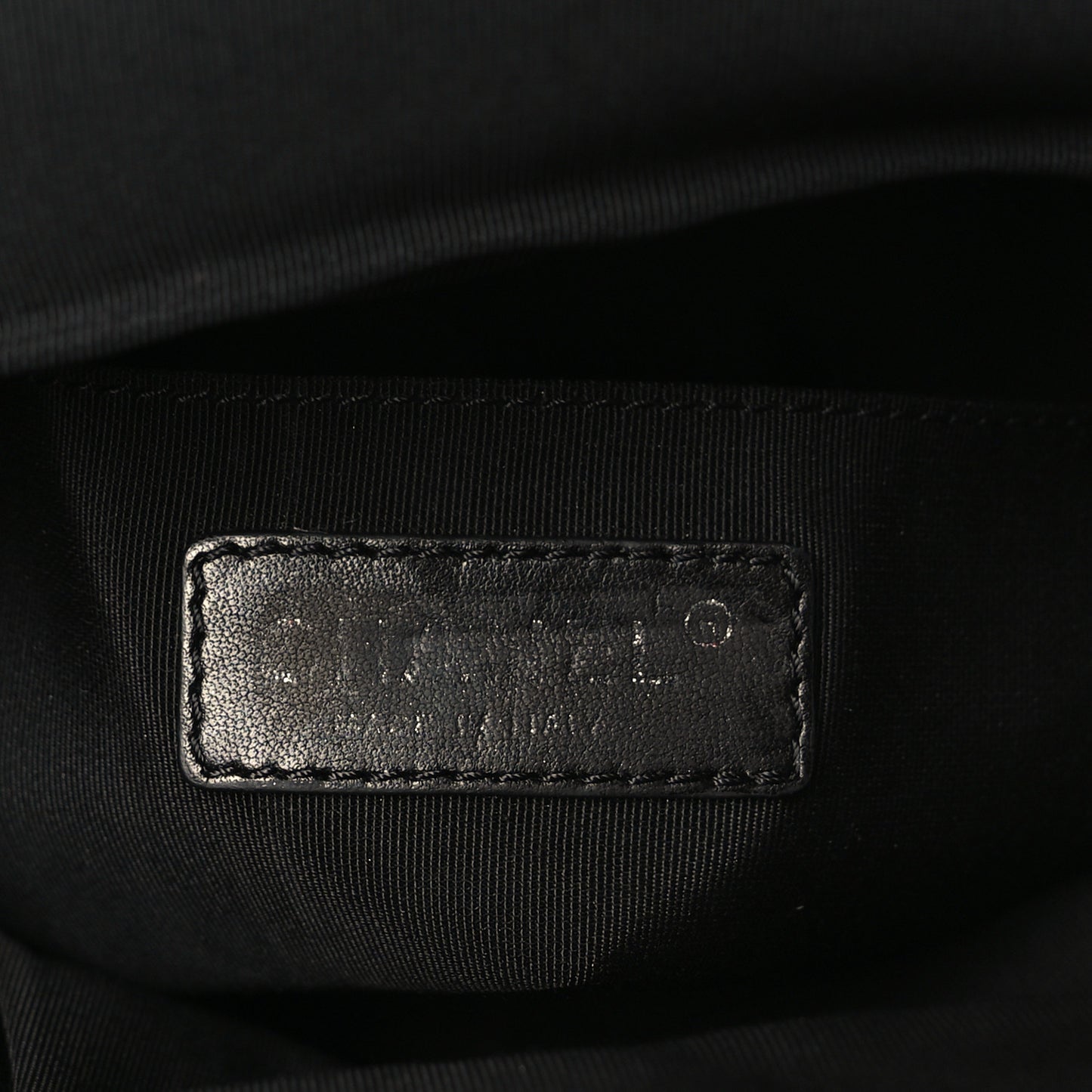 Lambskin Quilted Frame Clasp Flap Clutch Black