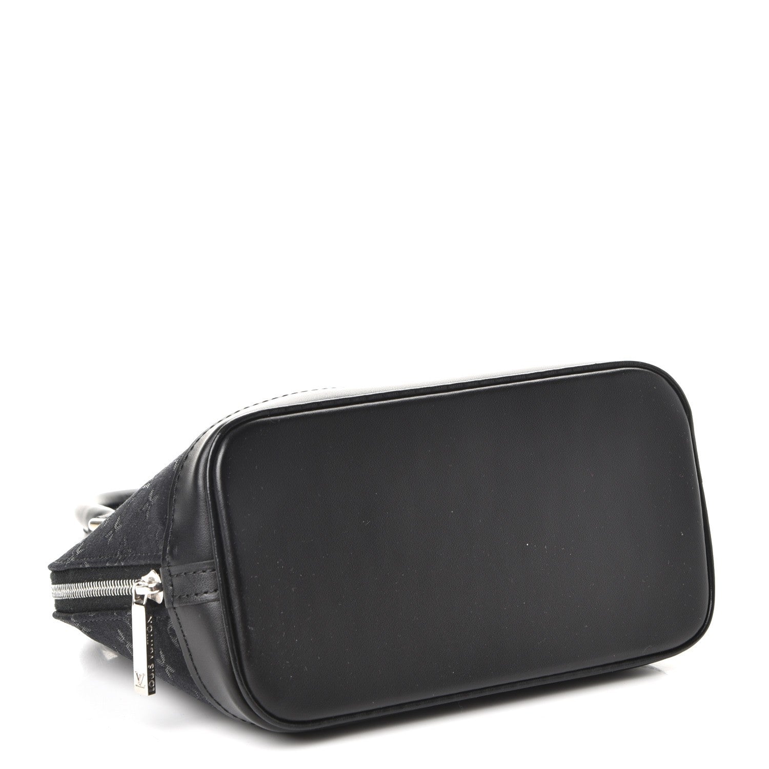 Louis Vuitton Satin Monogram Little Alma Black 4 of 7