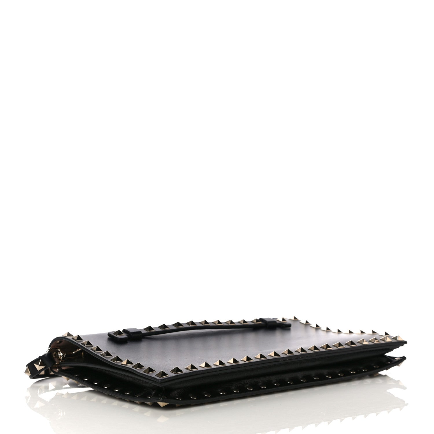 Valentino Garavani Nappa Rockstud Wristlet Clutch Black 5 of 19