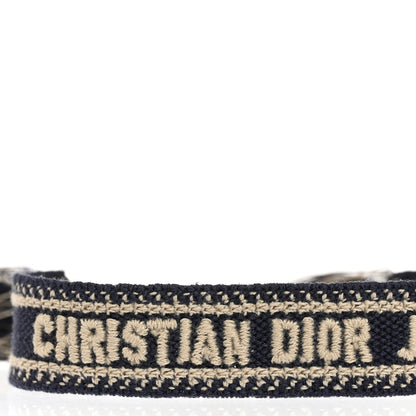Christian Dior Woven Cotton J'Adior Friendship Bracelet Navy 4 of 5
