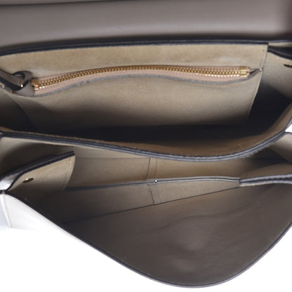 Chloe Calfskin Suede Medium Faye Shoulder Bag Motty Grey 5 of 10