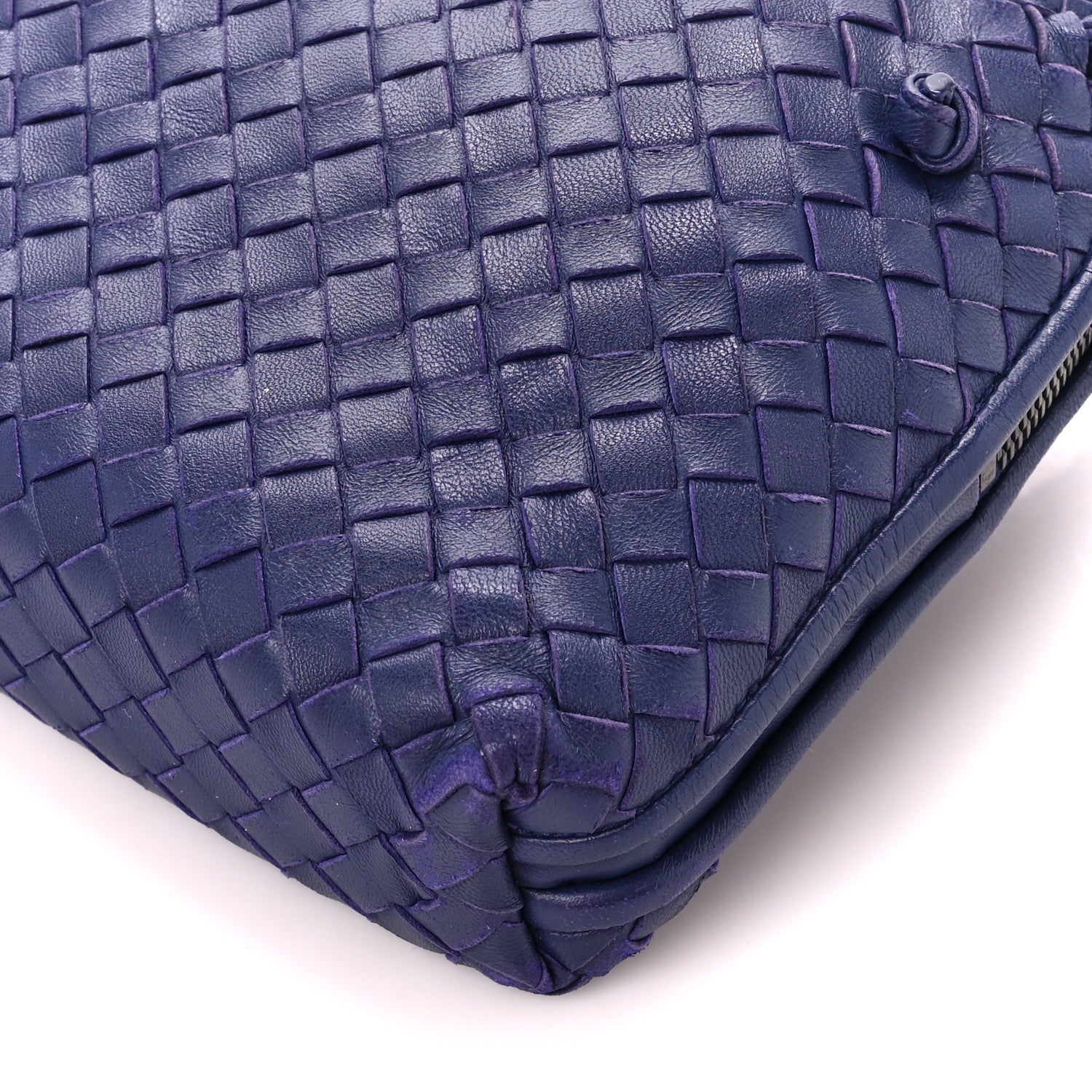 Bottega Veneta Nappa Intrecciato Nodini Crossbody Messenger Purple 10 of 10