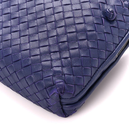 Bottega Veneta Nappa Intrecciato Nodini Crossbody Messenger Purple 10 of 10