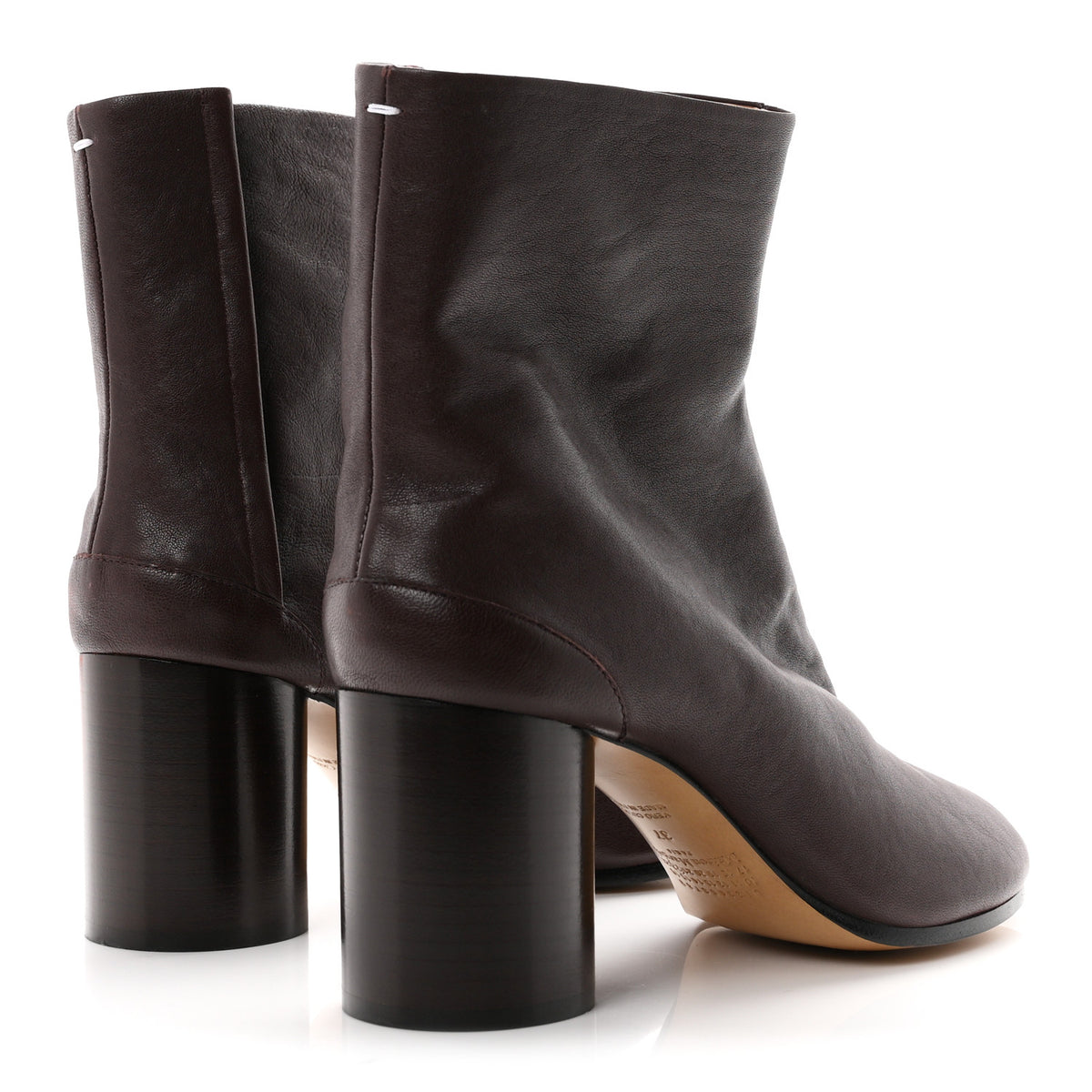 Maison Margiela Nappa Tabi Ankle 80mm Boots 37 Brown 5 of 8