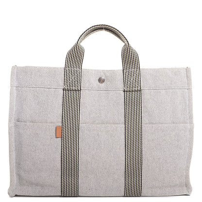 Hermes Canvas Fourre Tout MM Tote 1 of 14