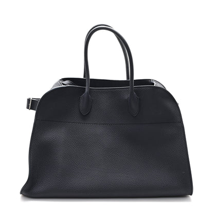 The Row Matte Grained Calfskin Soft Margaux 15 Marine 1 of 9
