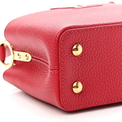 Louis Vuitton Taurillon Mini Capucines Scarlet 8 of 9