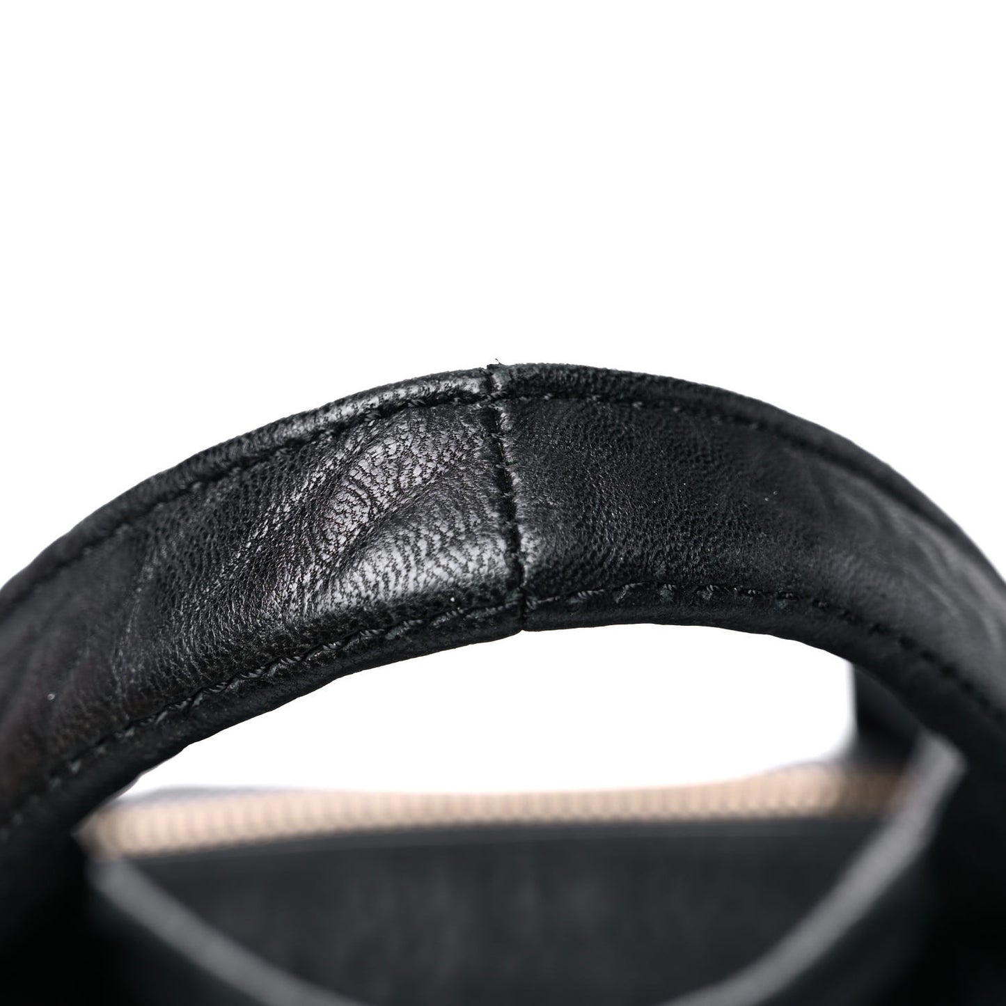 Pebbled Lambskin Rocco Black Antique Brass Hardware