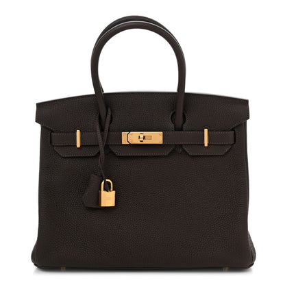 Hermes Togo Birkin 30 Chocolate 1 of 10