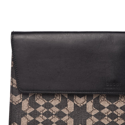 Gucci GG Supreme Monogram Caleido Print Clutch Black 11 of 17